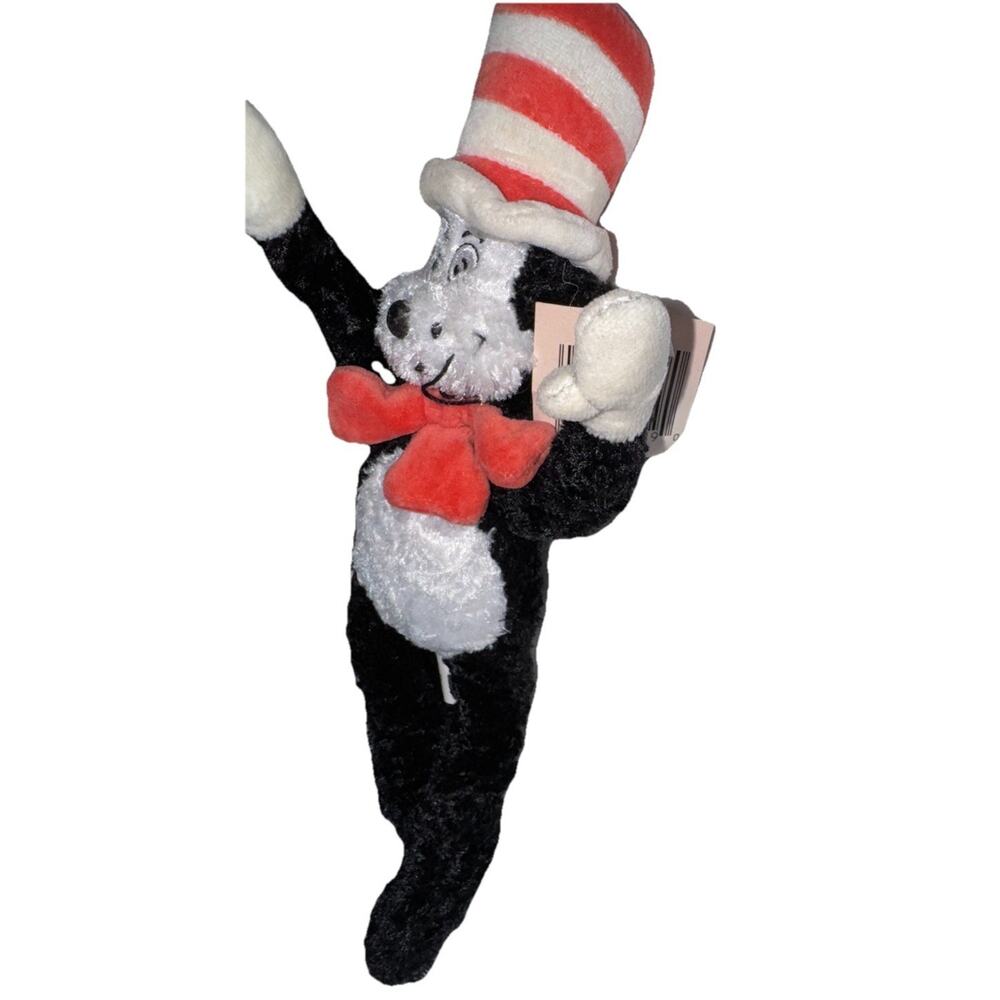 Universal Studios Dr. Seuss The Cat In The Hat Plush Stuffed Animal 11" 2003 VTG - Picture 5 of 7